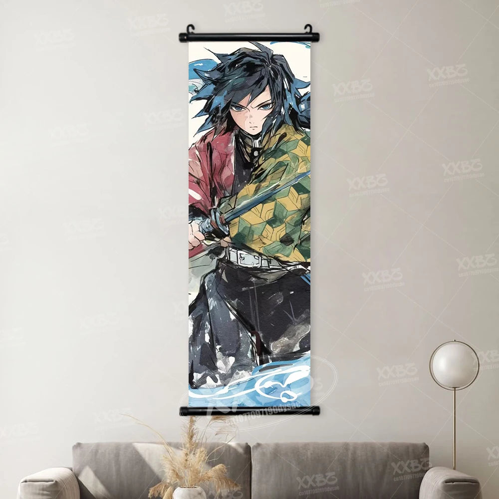 Kakemono Demon Slayer — Lienzo colgante