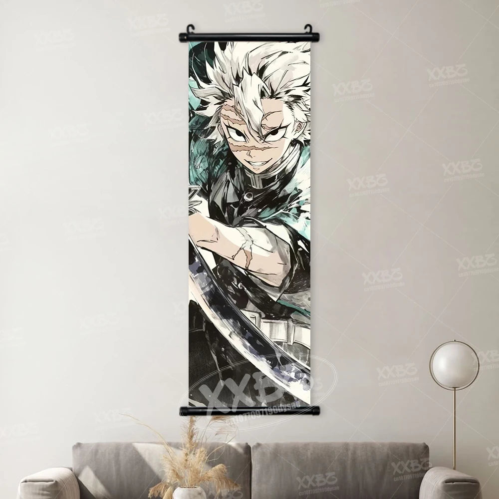 Kakemono Demon Slayer — Lienzo colgante