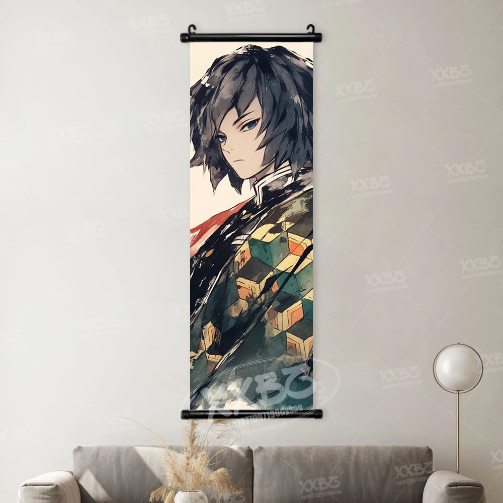 Kakemono Demon Slayer — Lienzo colgante