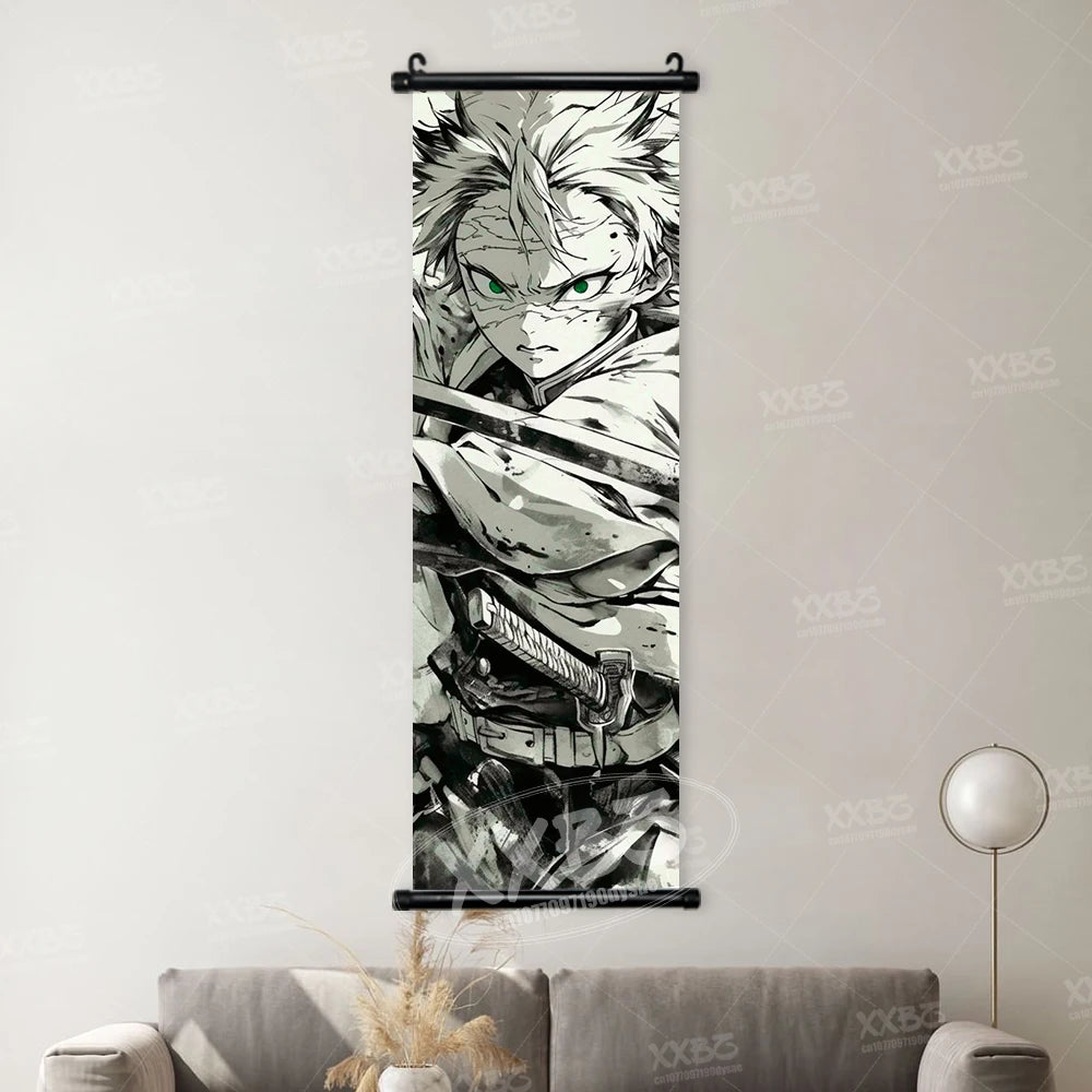 Kakemono Demon Slayer — Lienzo colgante