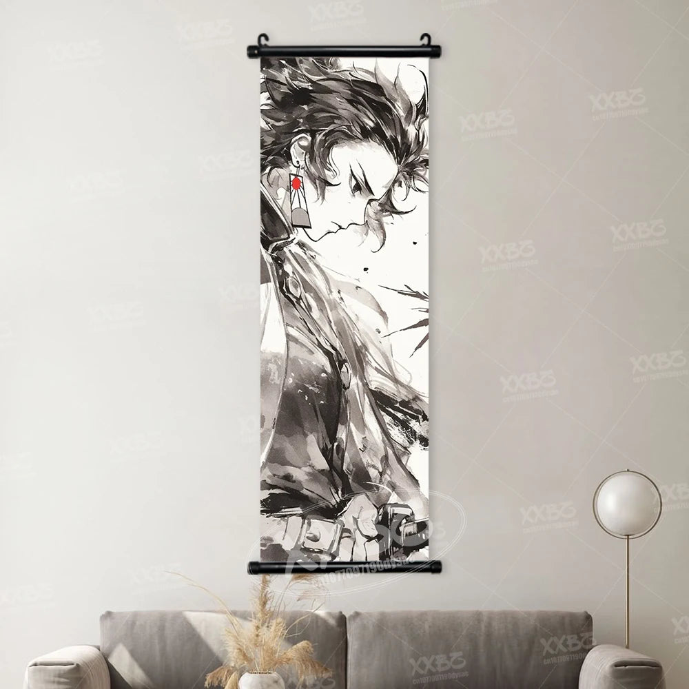 Kakemono Demon Slayer — Lienzo colgante