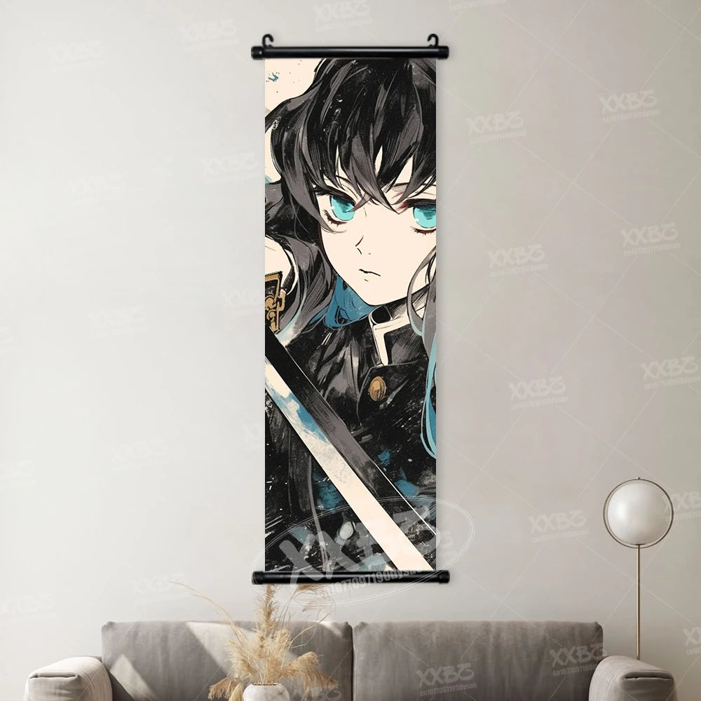 Kakemono Demon Slayer — Lienzo colgante