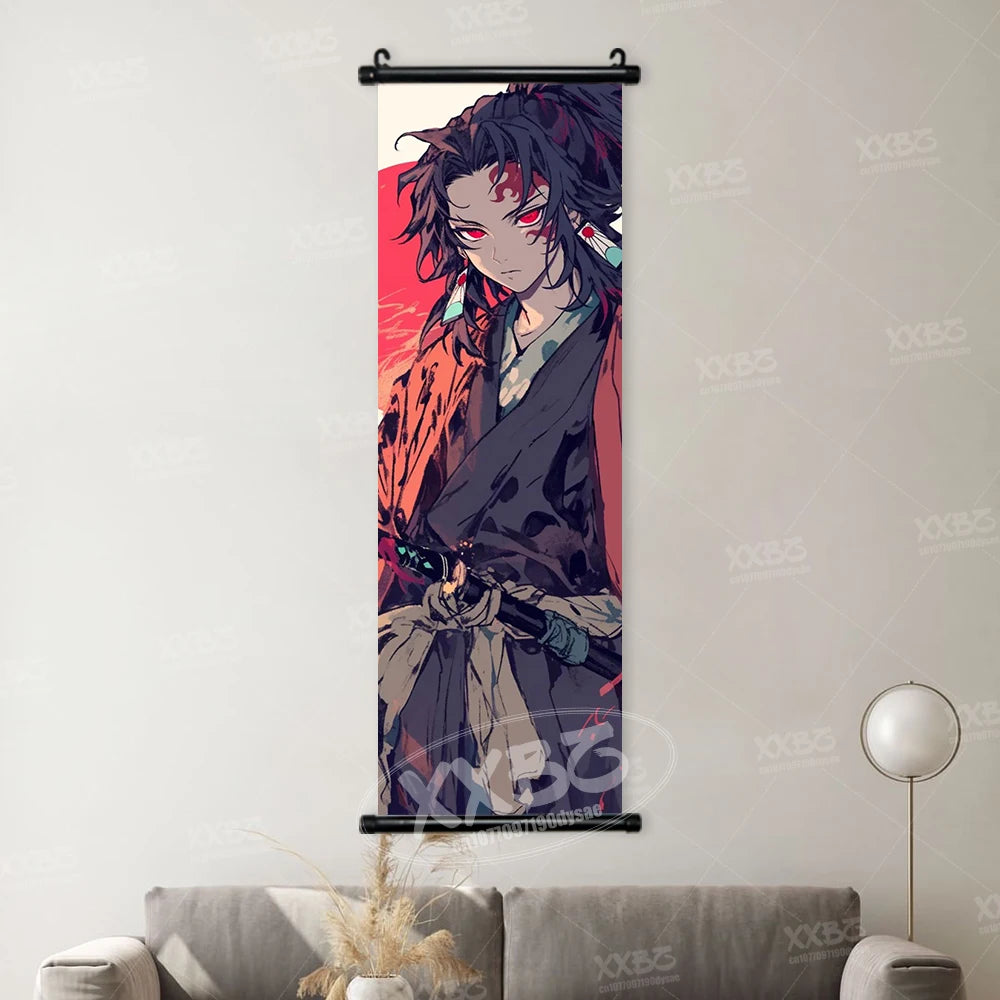 Kakemono Demon Slayer — Lienzo colgante