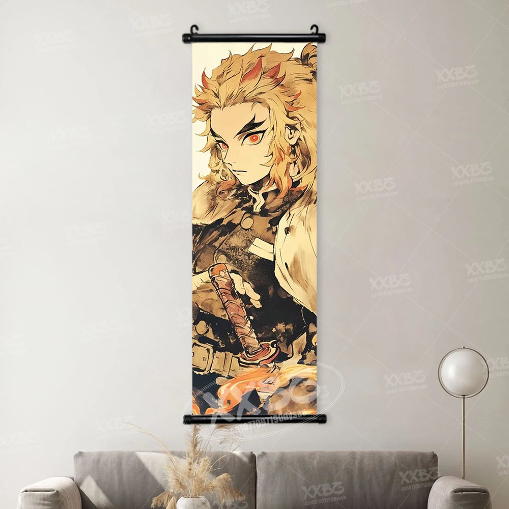 Kakemono Demon Slayer — Lienzo colgante