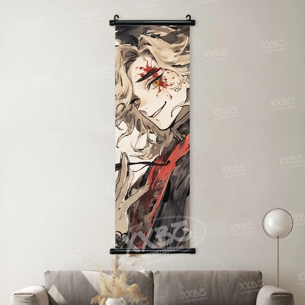 Kakemono Demon Slayer — Lienzo colgante