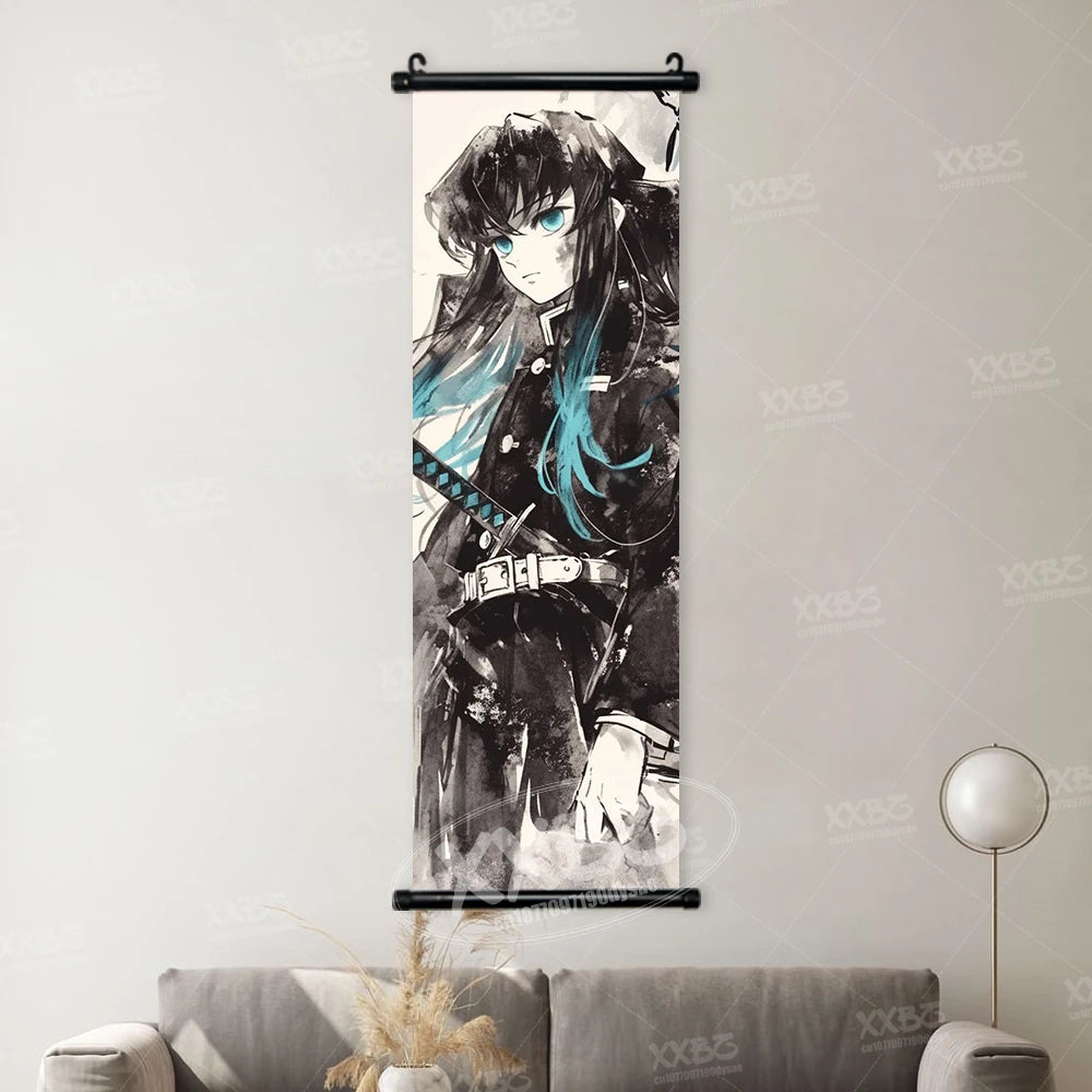 Kakemono Demon Slayer — Lienzo colgante