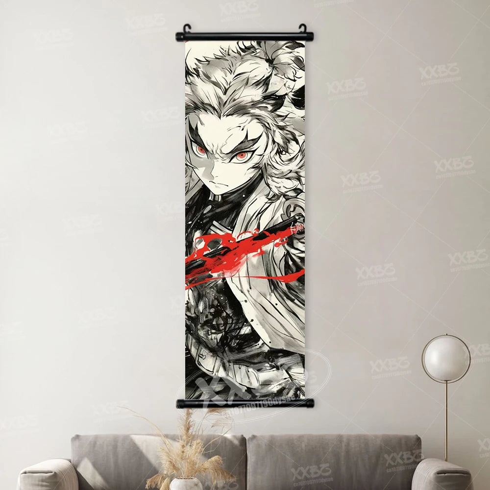 Kakemono Demon Slayer — Lienzo colgante