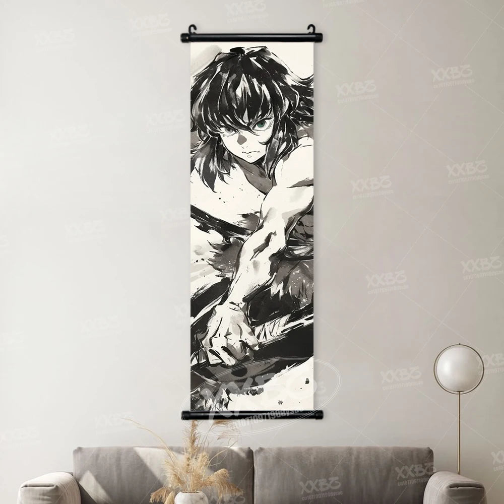 Kakemono Demon Slayer — Lienzo colgante