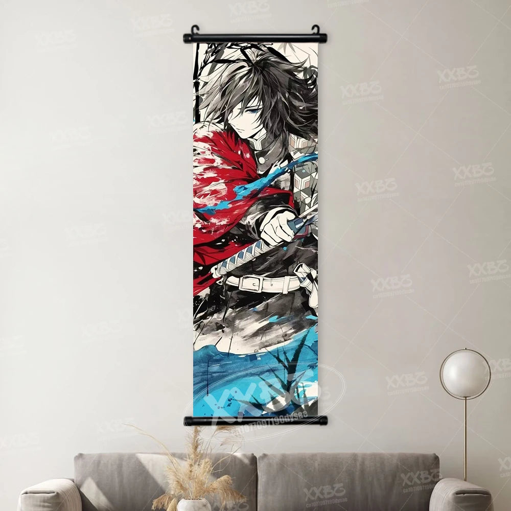 Kakemono Demon Slayer — Lienzo colgante