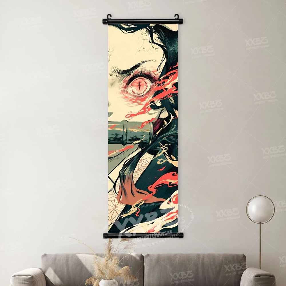Kakemono Demon Slayer — Lienzo colgante