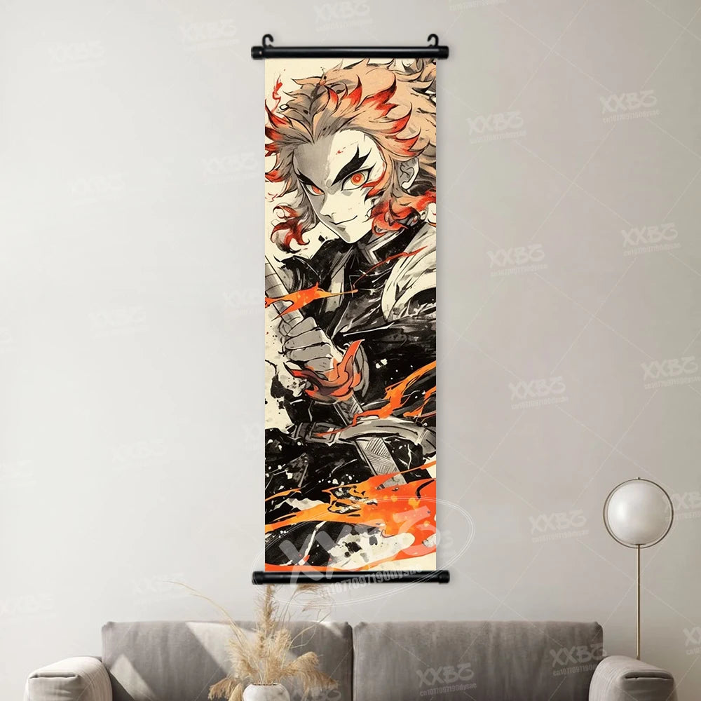 Kakemono Demon Slayer — Lienzo colgante