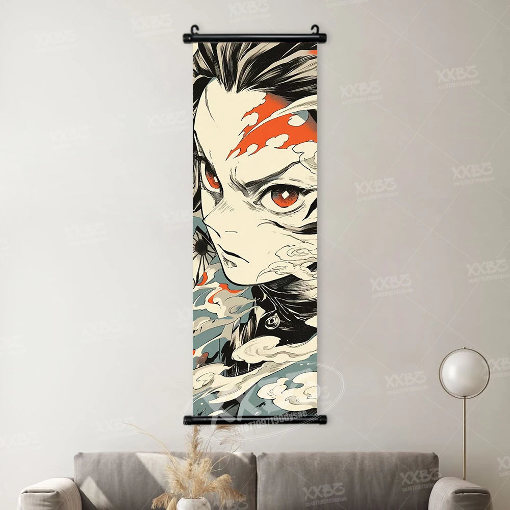Kakemono Demon Slayer — Lienzo colgante
