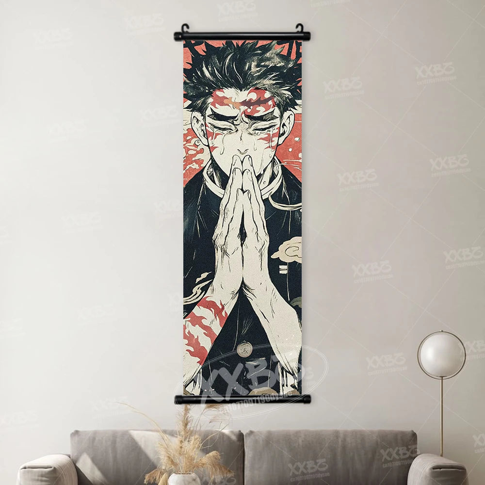 Kakemono Demon Slayer — Lienzo colgante