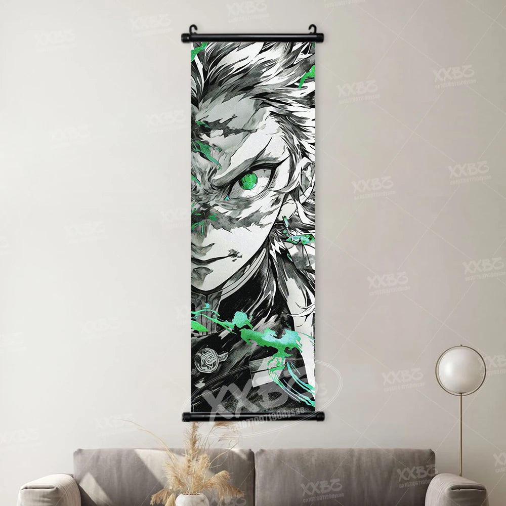 Kakemono Demon Slayer — Lienzo colgante