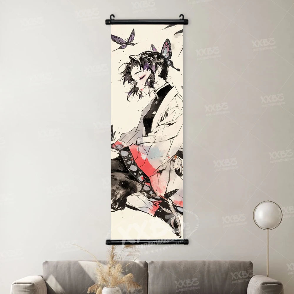 Kakemono Demon Slayer — Lienzo colgante