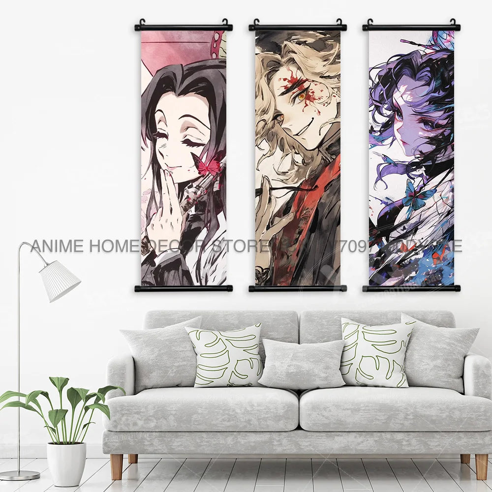 Kakemono Demon Slayer — Lienzo colgante