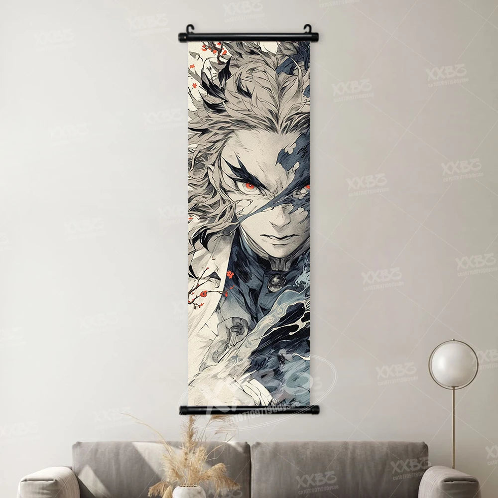 Kakemono Demon Slayer — Lienzo colgante
