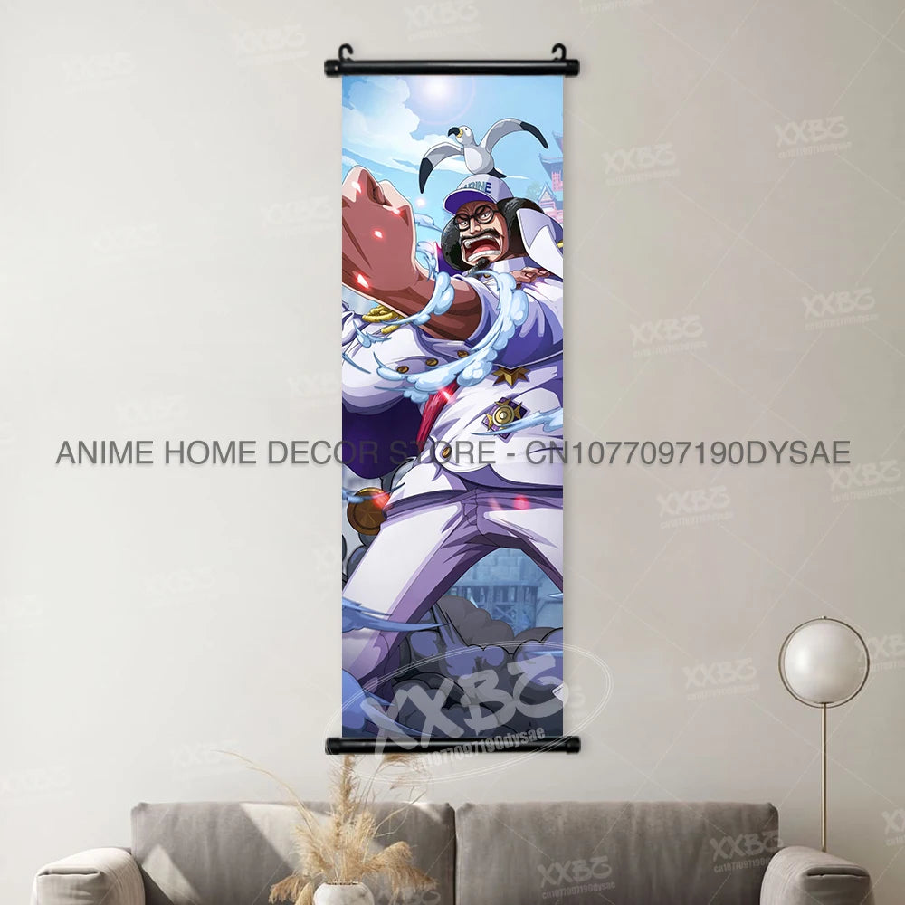 Kakemono One Piece — Lienzo colgante (Luffy, Zoro y la tripulación)