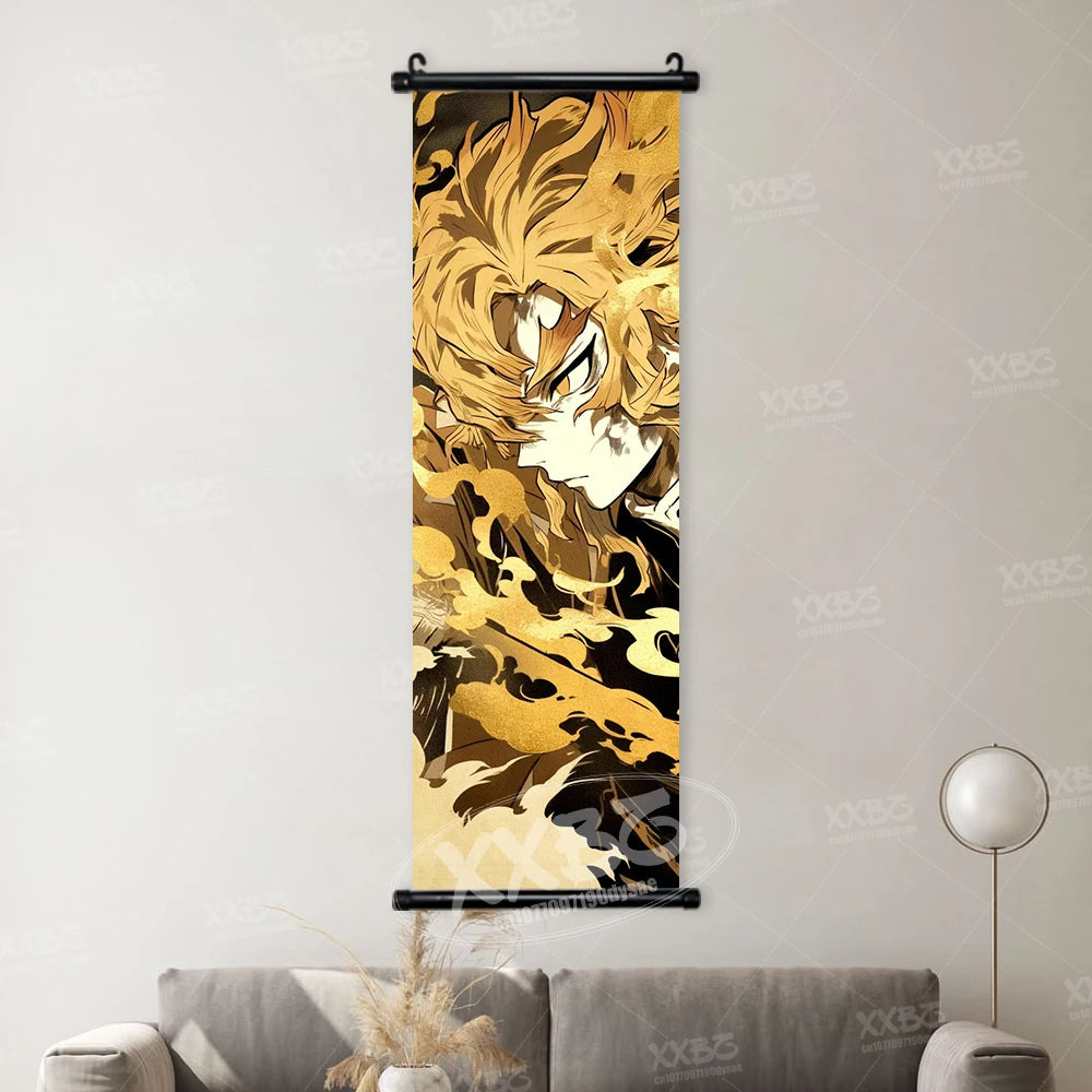 Kakemono Demon Slayer — Lienzo colgante