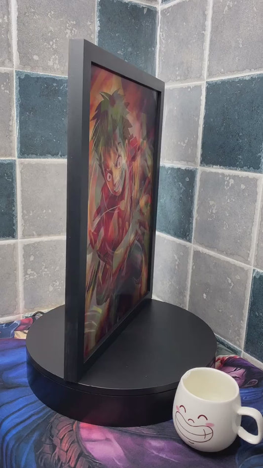 Póster 3D Lenticular One Piece – Luffy, Zoro & Sanji